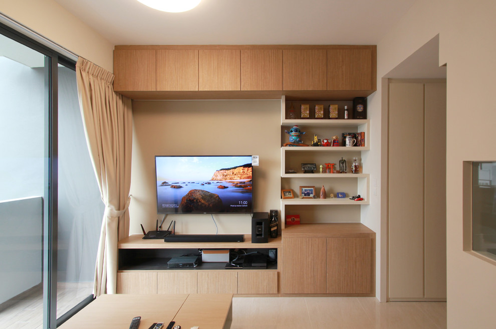 Réalisation d'un salon design.