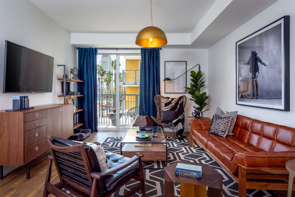 La Plaza 1 BR Eclectic Living Room Los Angeles by Design