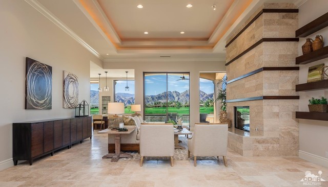 La Quinta- Desert Remodel - Transitional - Living Room - Los Angeles ...