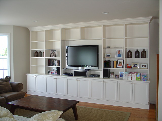 Wall units clearance for sitting room