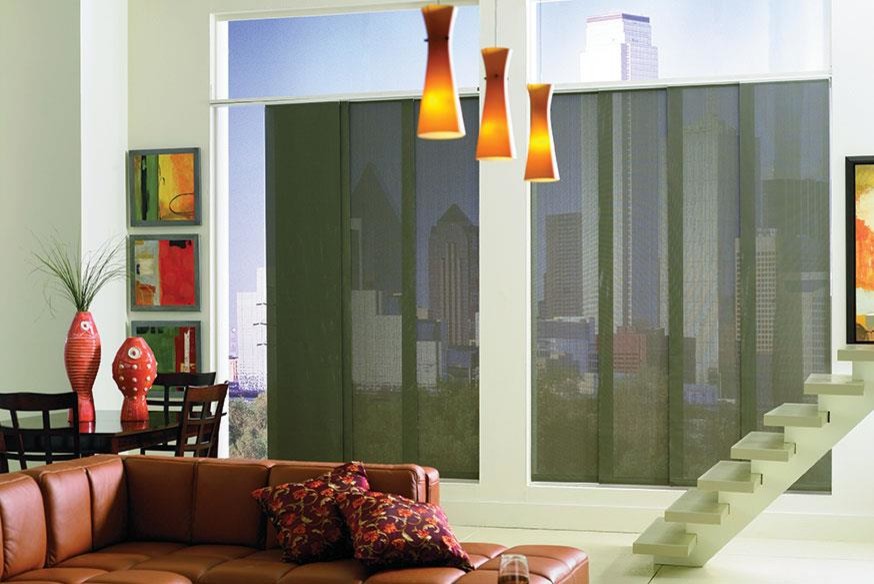 Immagine di un grande soggiorno moderno aperto con pareti bianche e pavimento in linoleum