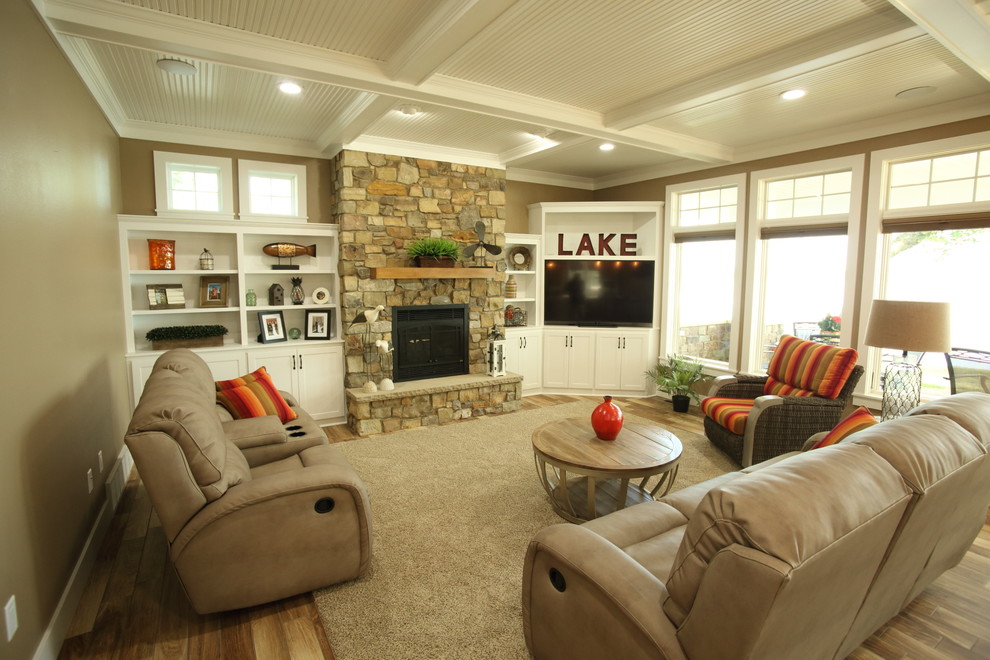This is an example of a nautical living room in Other.