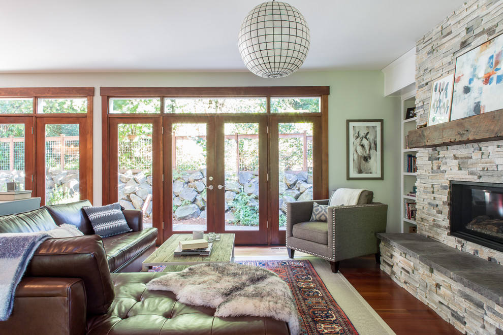 Lake Oswego Family Room/Dining Room/Kitchen Reno - Living Room