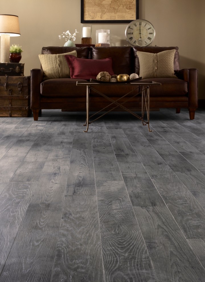 Laminate Traditional Living Room Grand Rapids by DeHaan Tile