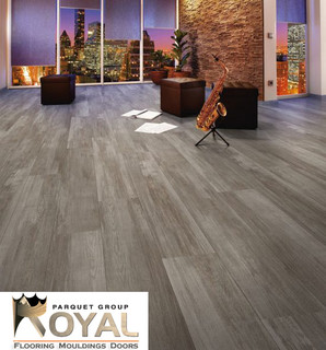 For nylig kæde Teknologi 75 Modern Laminate Floor Living Room Ideas You'll Love - August, 2023 |  Houzz
