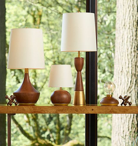 Lamps Midcentury Living Room Portland by Rejuvenation Houzz