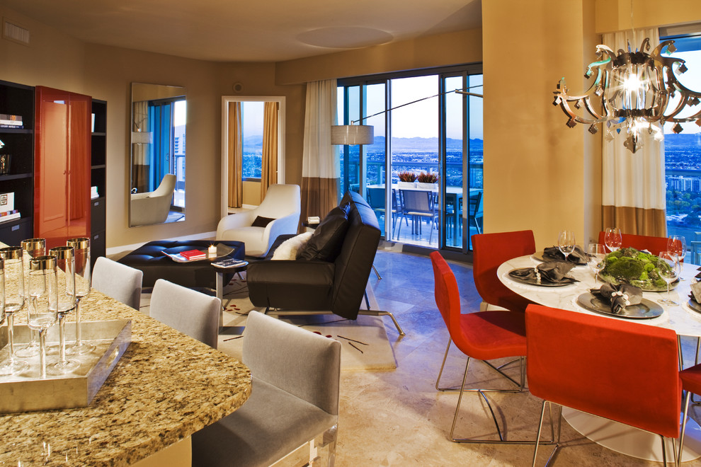 Modern living room in Las Vegas.