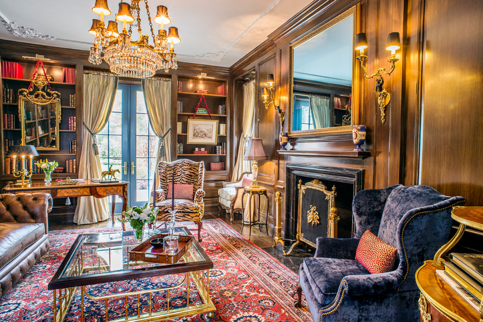 Laurel Hollow Library Traditional Living Room New York by