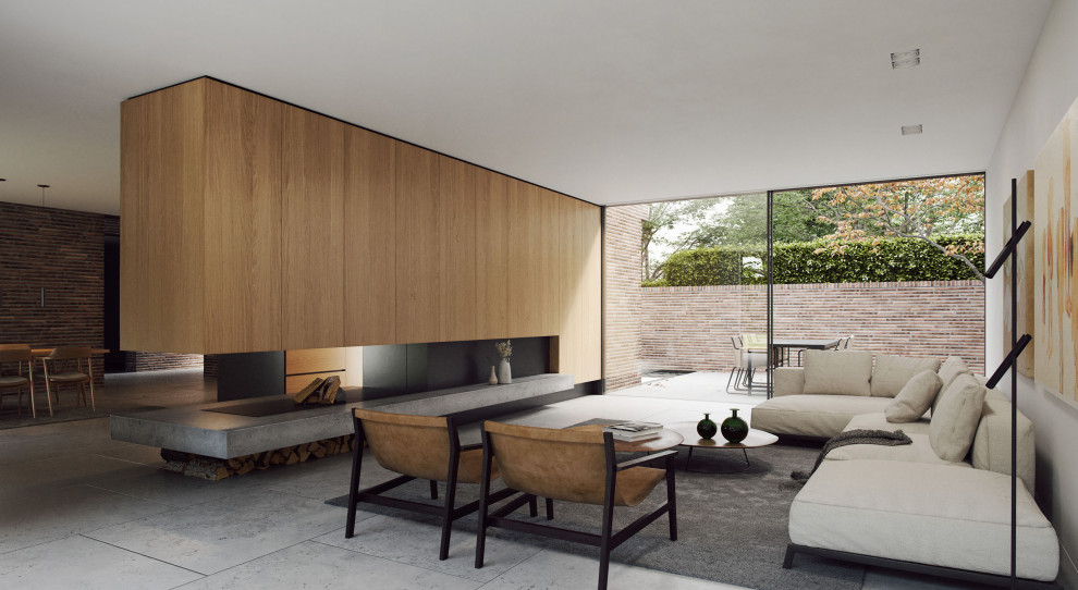 Modern living room in Surrey.