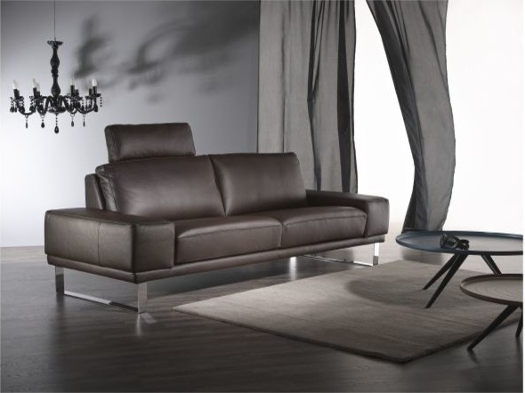 Lederwerkstatt by Hilker Bremen Full Leather 3 Seater Sofa - Contemporary -  Living Room - Singapore | Houzz
