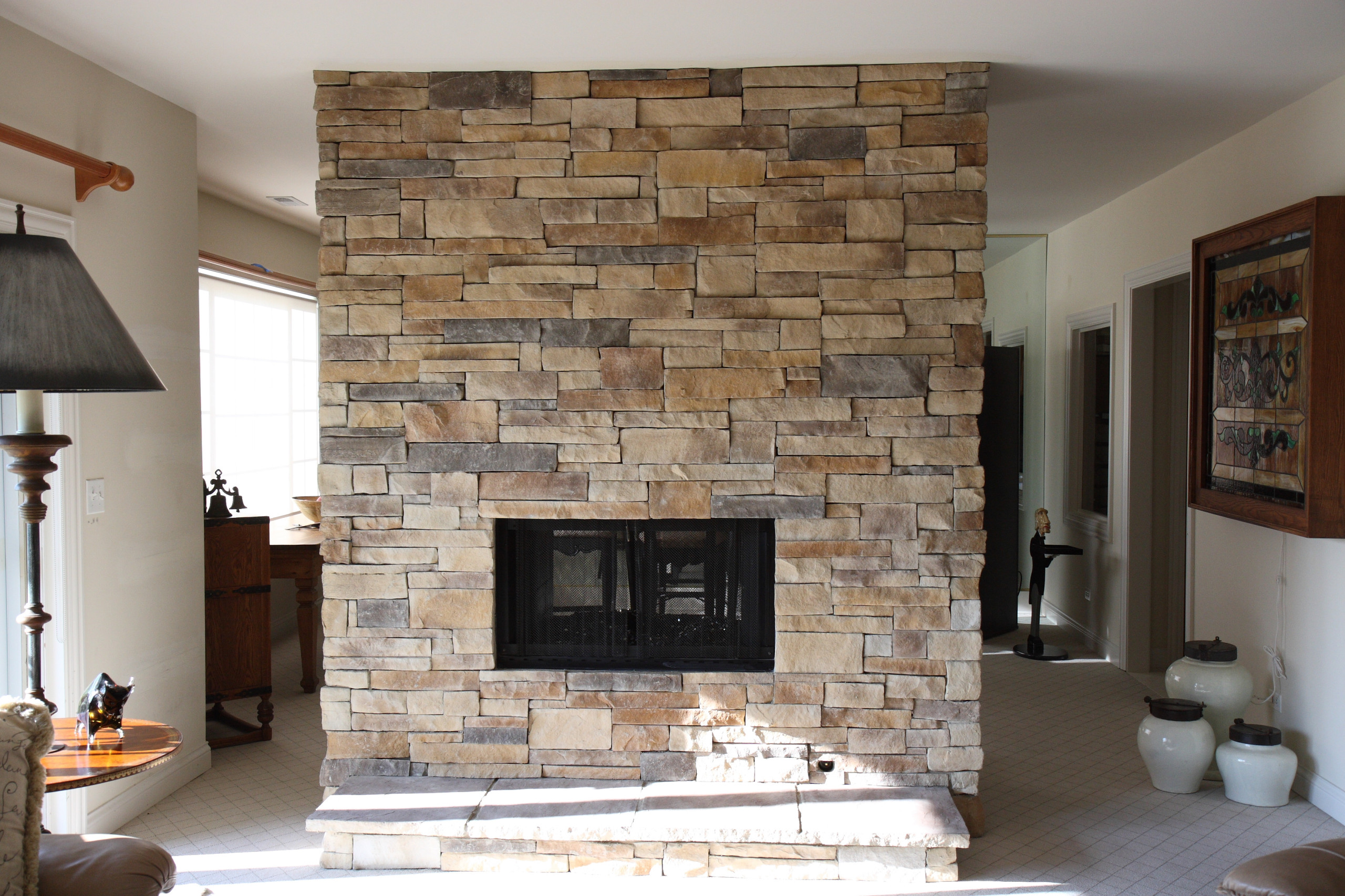 Dry Stack Fireplace - Photos u0026 Ideas | Houzz