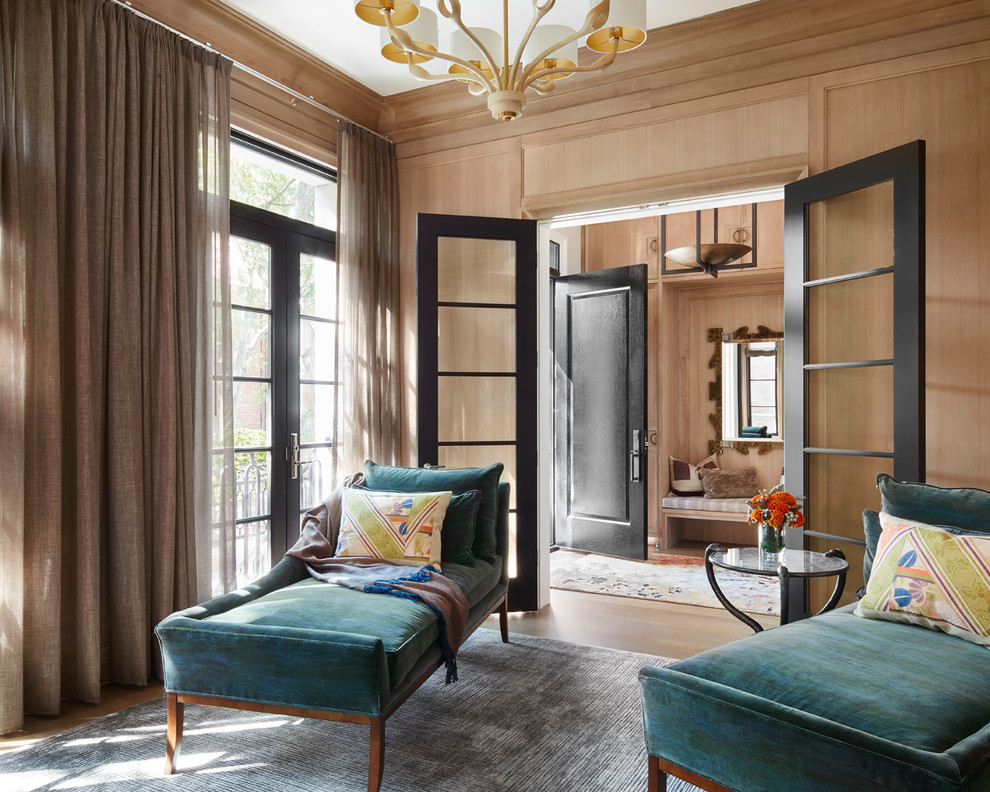 Стильный дизайн: парадная гостиная комната в стиле неоклассика (современная классика) - последний тренд