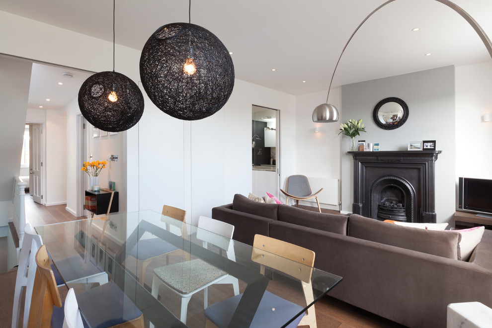 Linden Gardens, Notting Hill, London, W2 Contemporary Living Room