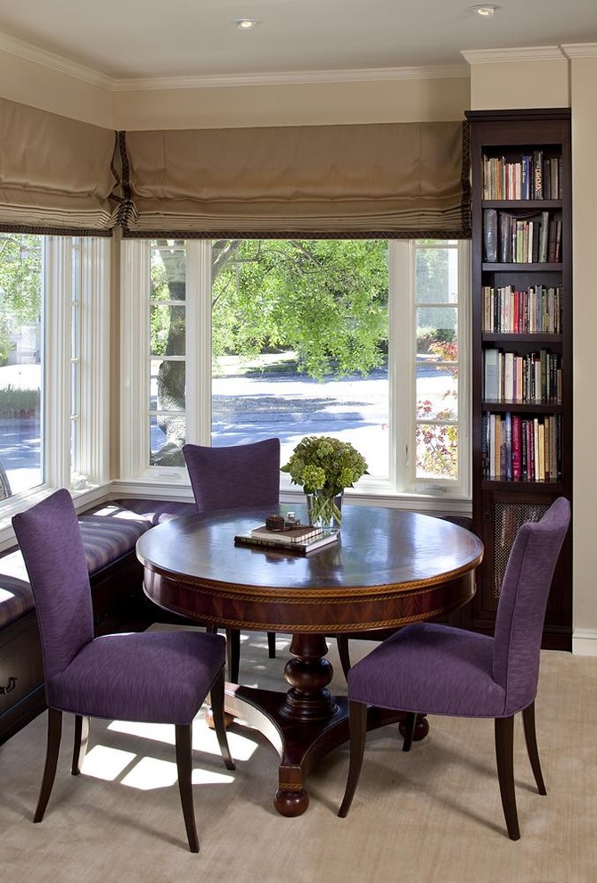 Inspiration for a timeless living room library remodel in San Francisco
