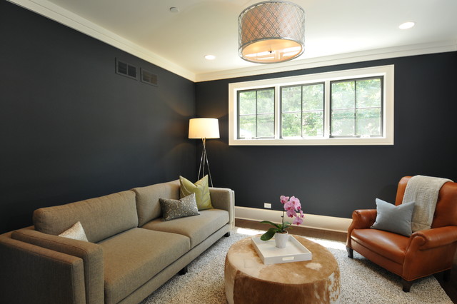 Lisa and Dominic's New Construction - Contemporary - Living Room ...