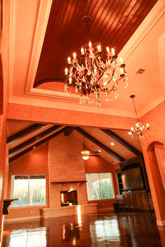 Living Areas Traditional Living Room Houston by Copper Basin