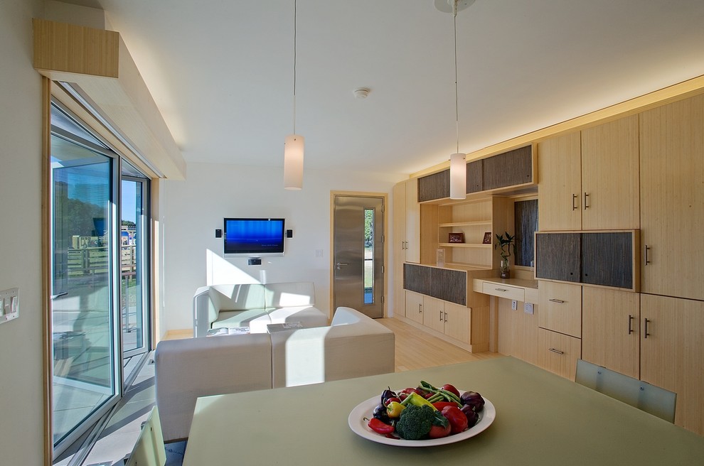 Living Cooking Eating Area - Modern - Living Room - Philadelphia - by ...