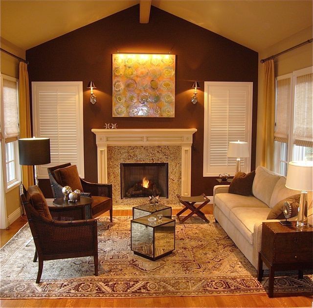 Elegant living room photo in San Francisco