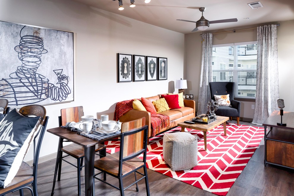 Living Room 909 Flats Germantown Nashville, TN Eclectic Living