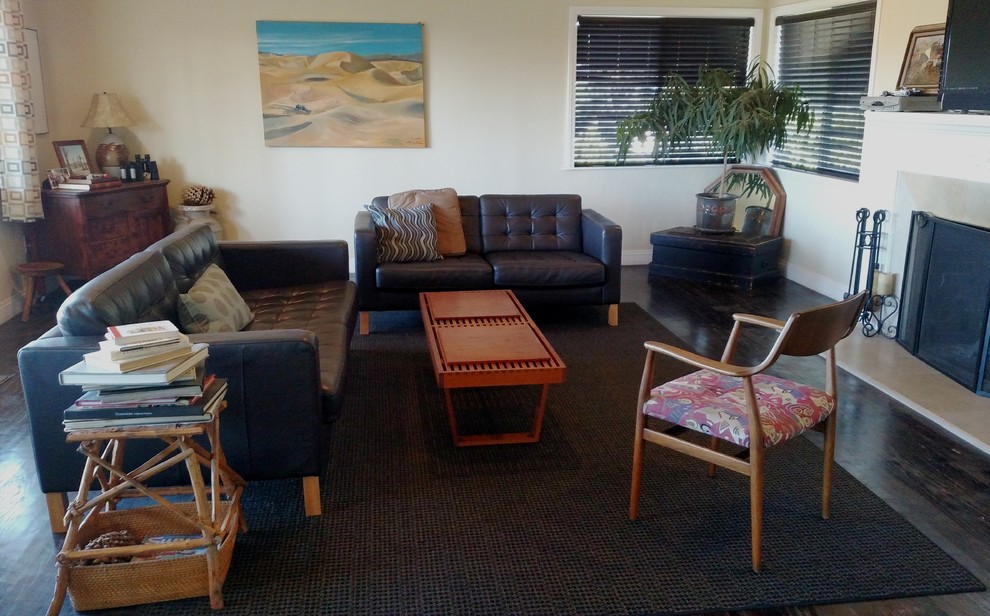 Bohemian living room in San Diego.