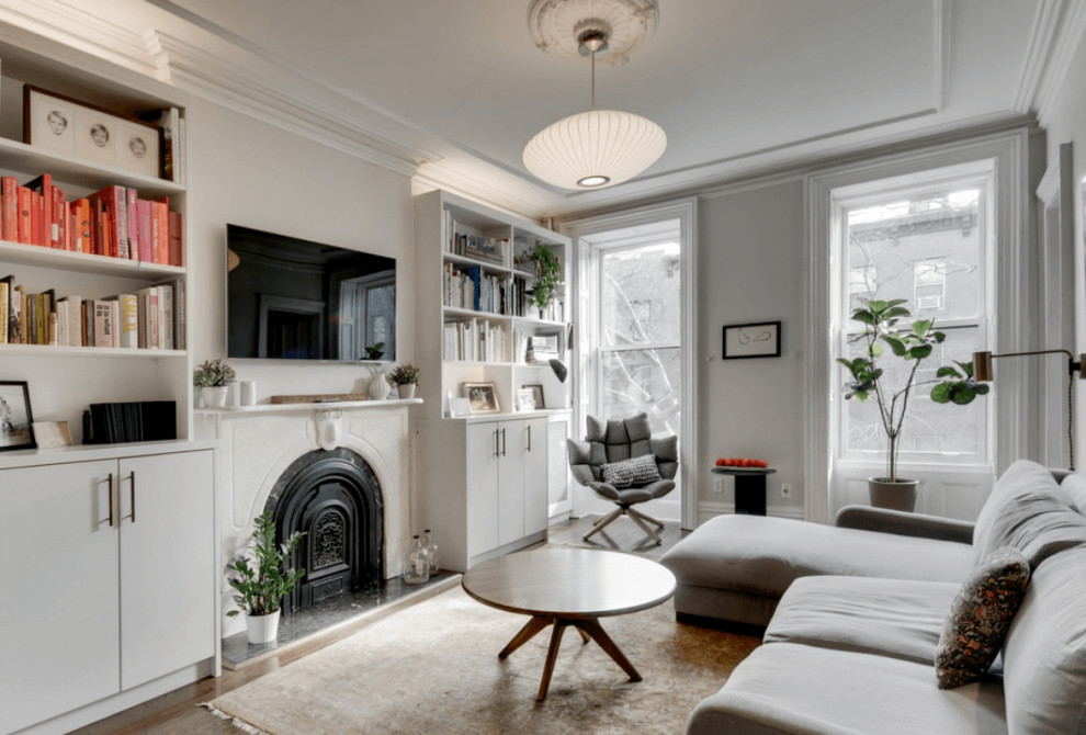 Living room built ins Living Room New York by Urban Homecraft Houzz