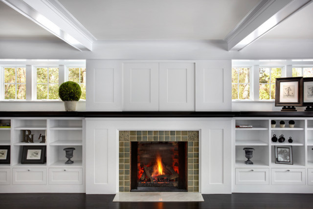 Inspiration for a timeless living room remodel in Minneapolis