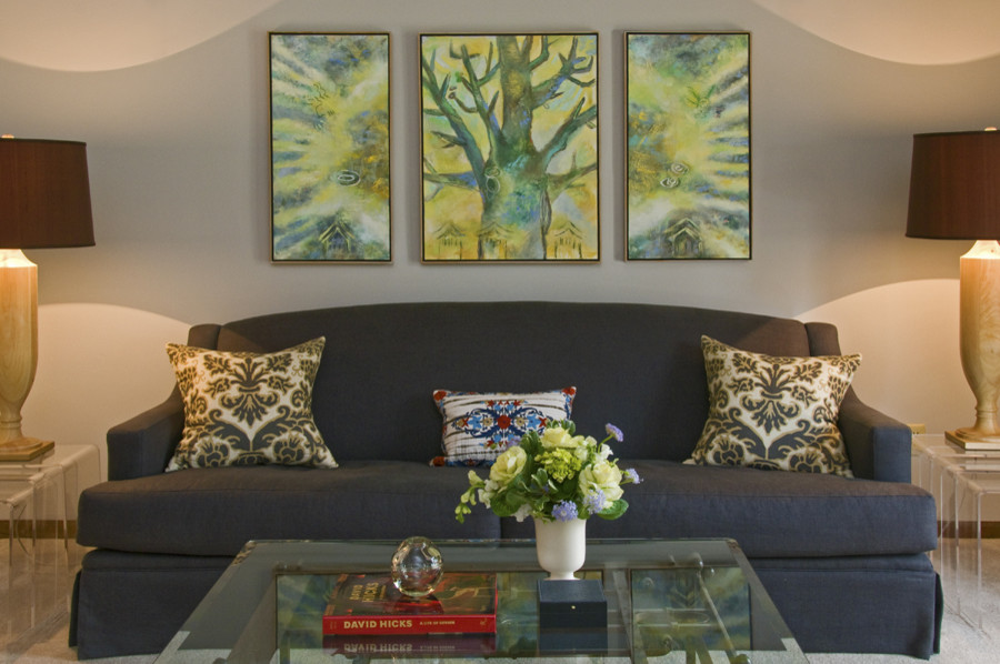 Living Room Eclectic Living Room Kansas City by Coveted Home