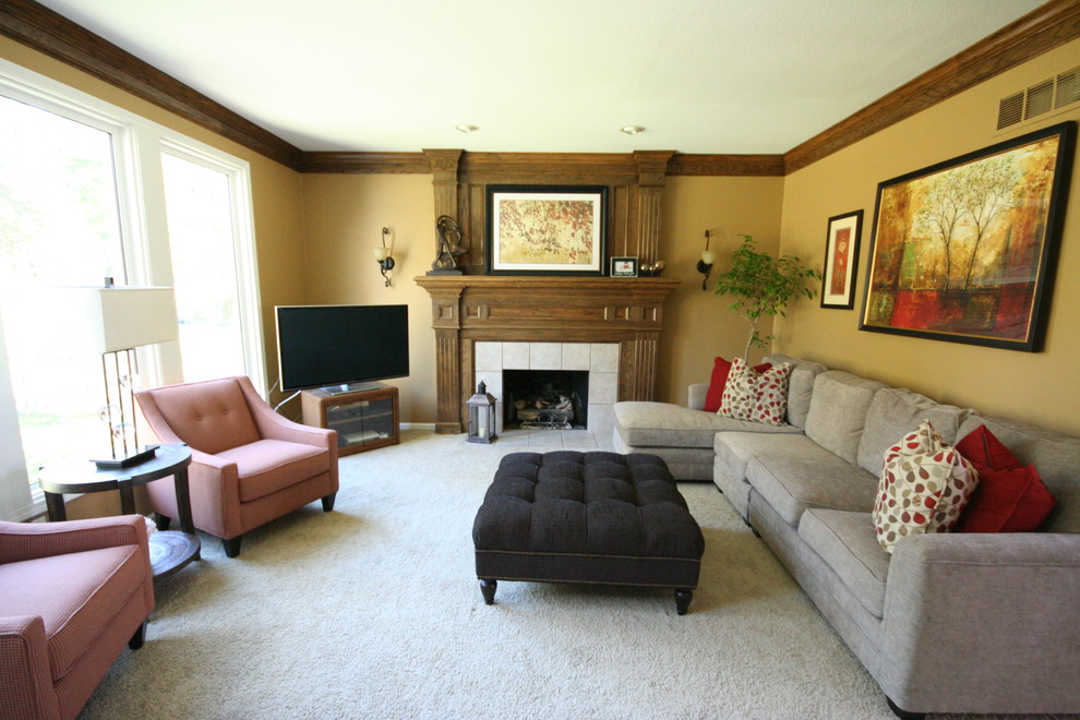 Living Room Decorate Traditional Living Room Kansas City by L