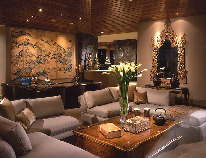 Inspiration for a living room remodel in Los Angeles