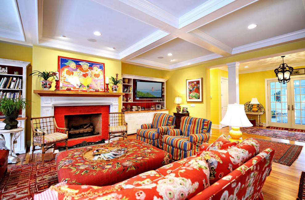 Eclectic living room photo in Other