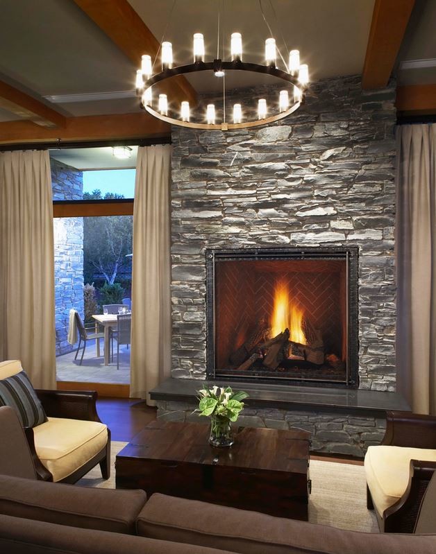 Inspiration for a contemporary living room remodel in Minneapolis