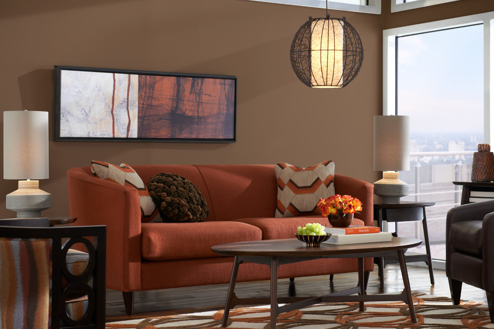 Modernes Wohnzimmer in New York