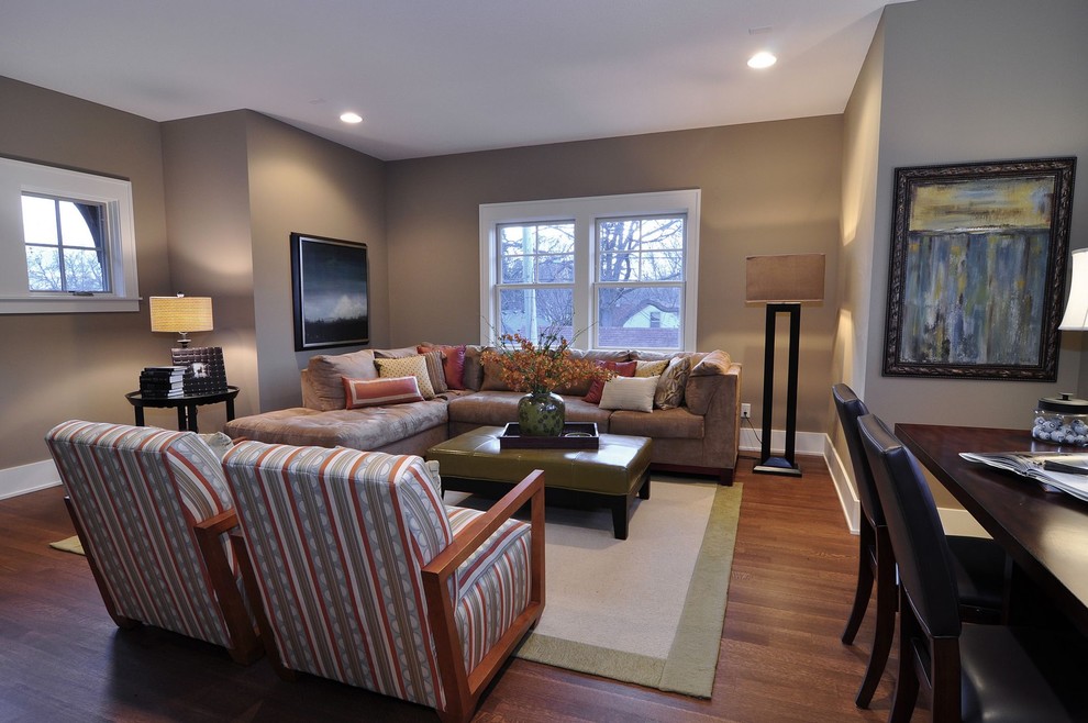 Example of a living room design in Minneapolis