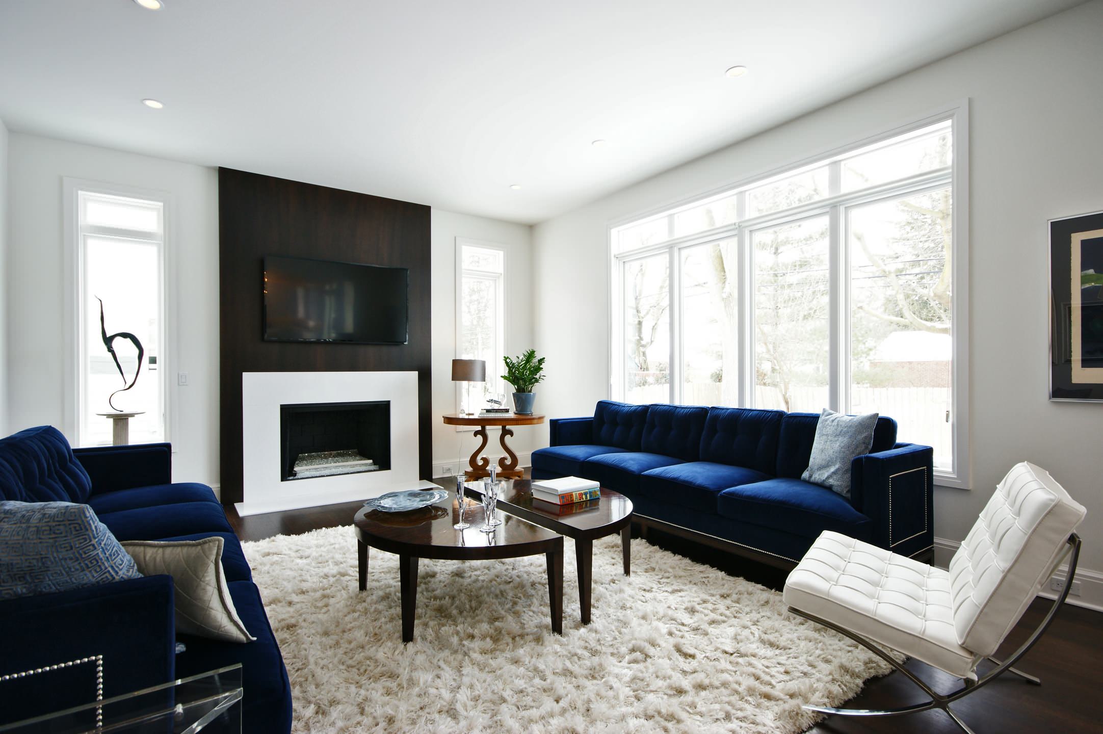 Blue Velvet Sofa, Navy Velvet Sofa Living Room Ideas
