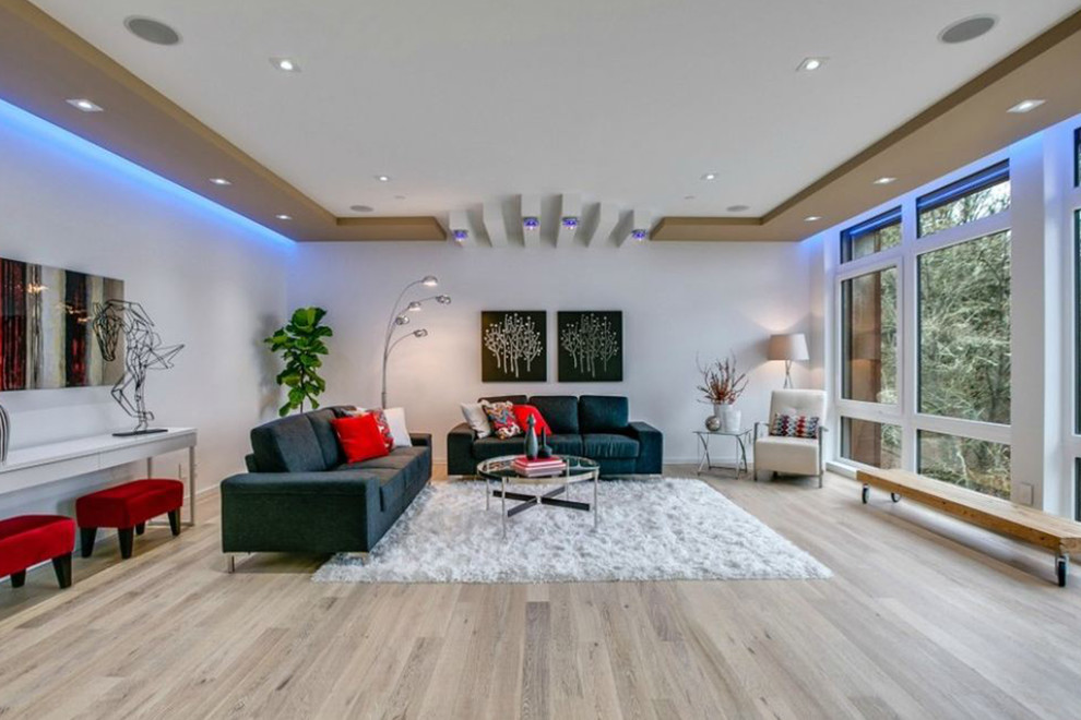 Living Room LED Lighting - Modern - Living Room - Seattle - by Solid Apollo | Houzz