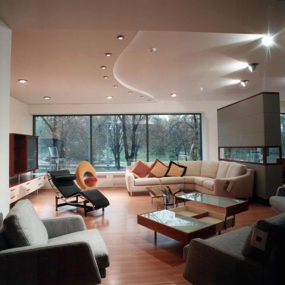 Modern living room in New York.