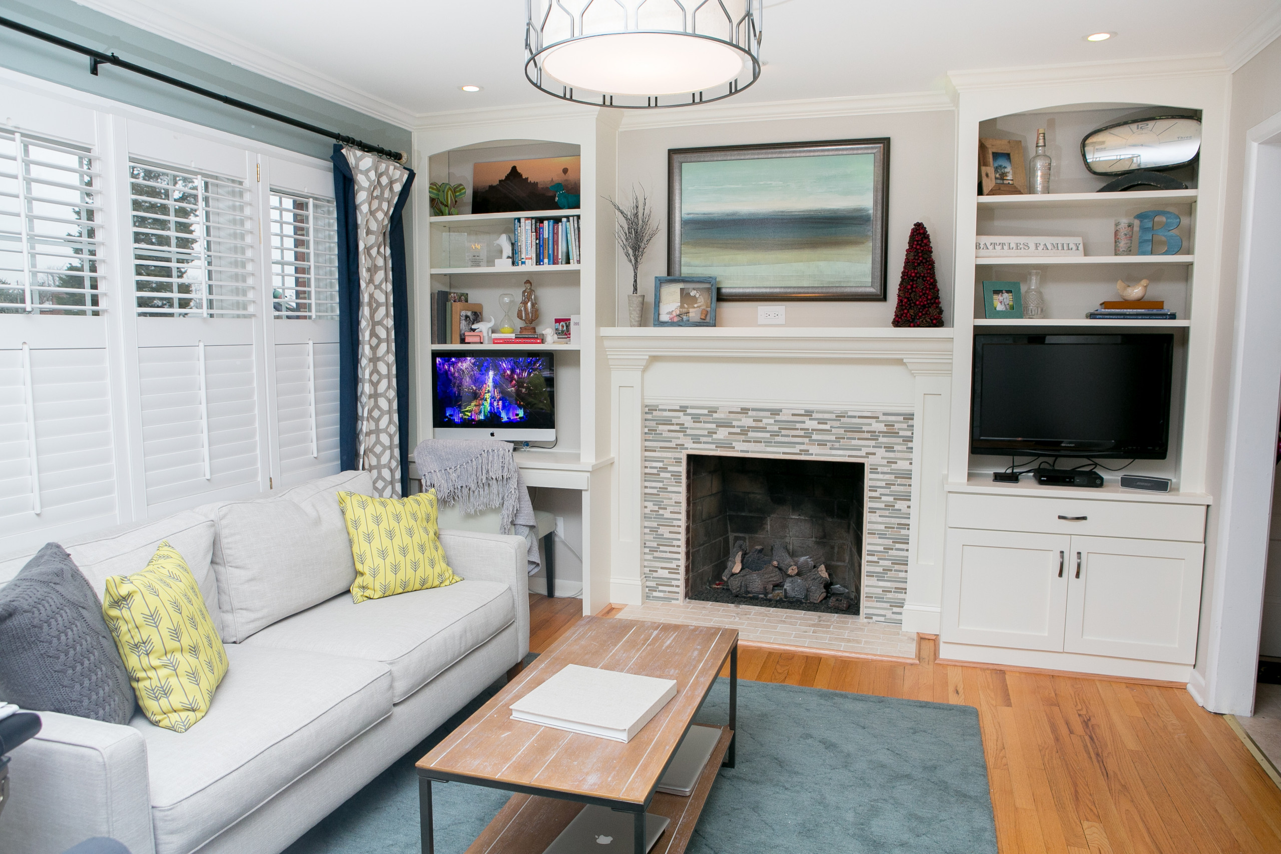 Living Room Office Combination - Photos & Ideas | Houzz