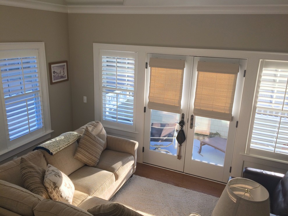 Living Room Shutters On The Beach