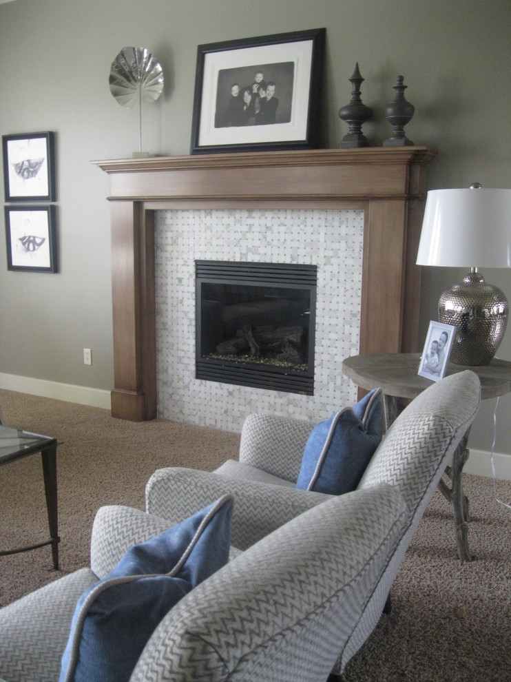 Example of a living room design in Kansas City