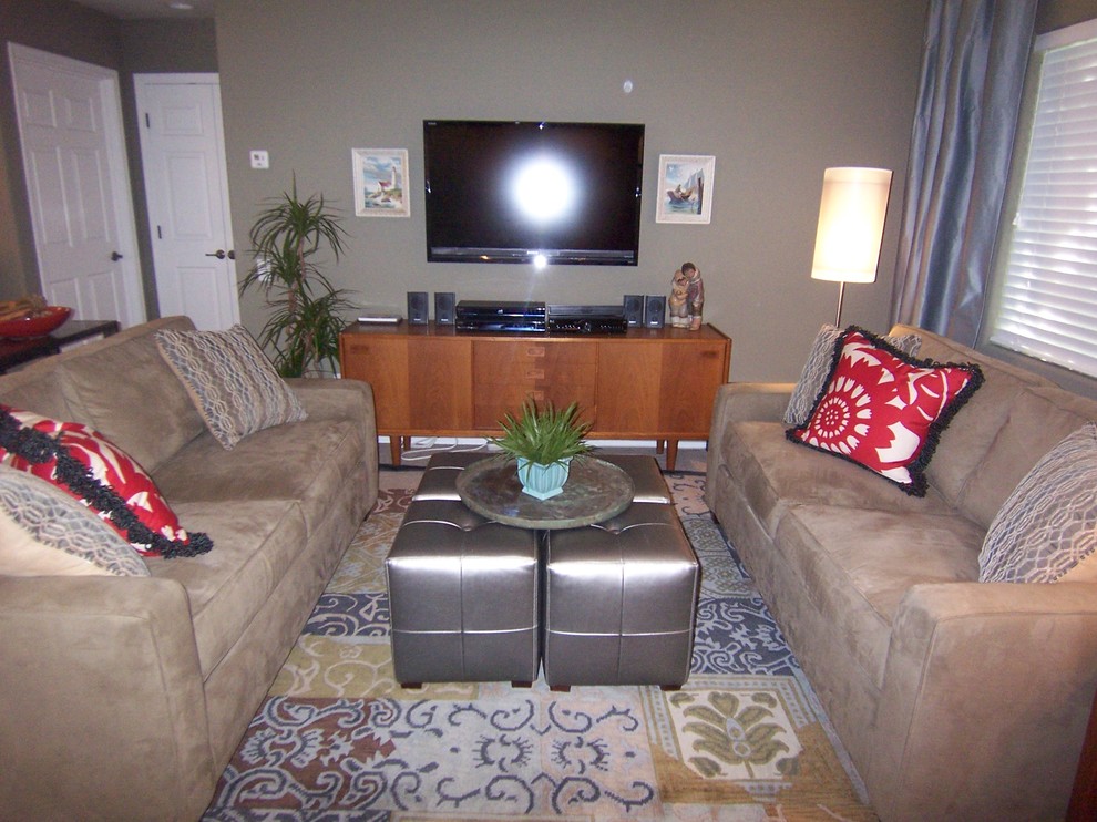 Living Room Remodel - Central Phoenix, AZ - Eclectic - Living Room