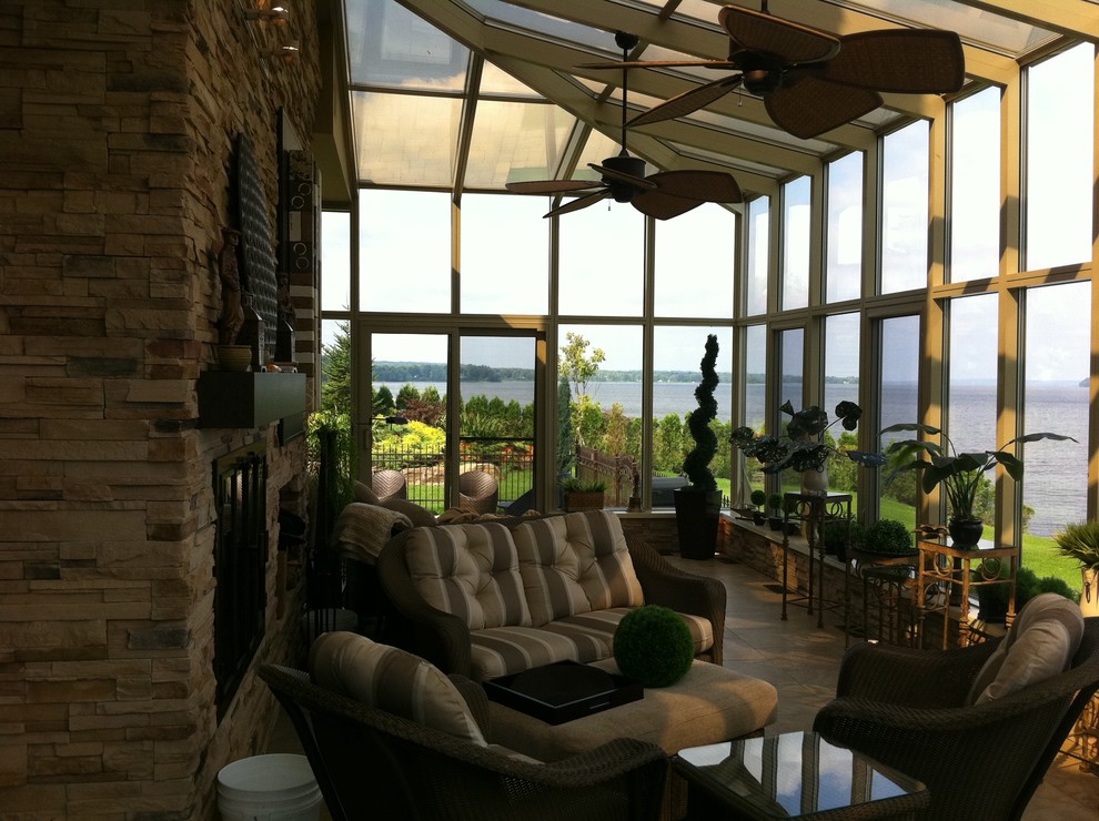 living room Contemporary Living Room Montreal by Solarium