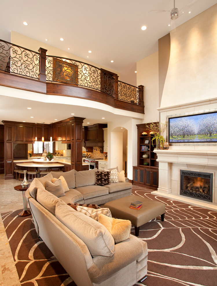 Inspiration for a timeless living room remodel in Salt Lake City
