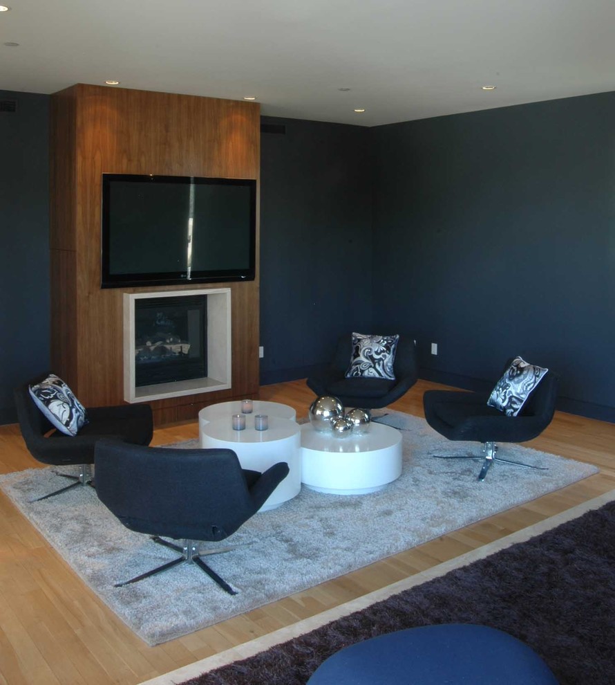 Inspiration for a modern living room remodel in Los Angeles