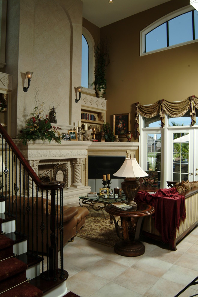 This is an example of a contemporary living room in Orlando.