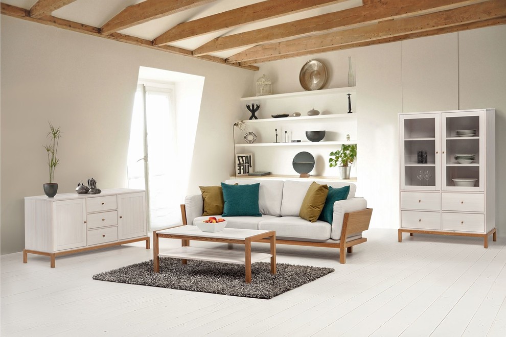 Danish living room photo in London
