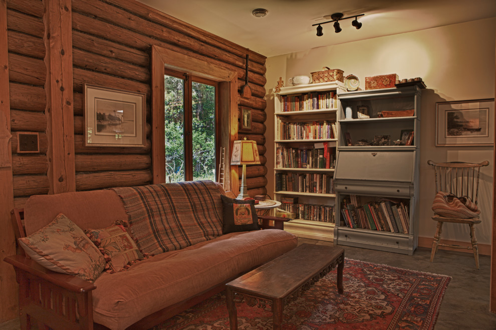 Log Cabin Renovation Gabriola Island Getaway Traditional Living