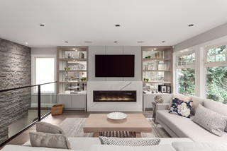 Steinwand Wohnzimmer Ideen Bilder Houzz