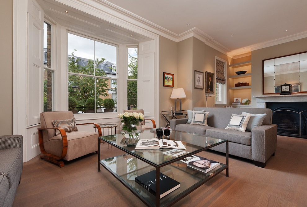 London Townhouse - Traditional - Living Room - London - by Woodford
