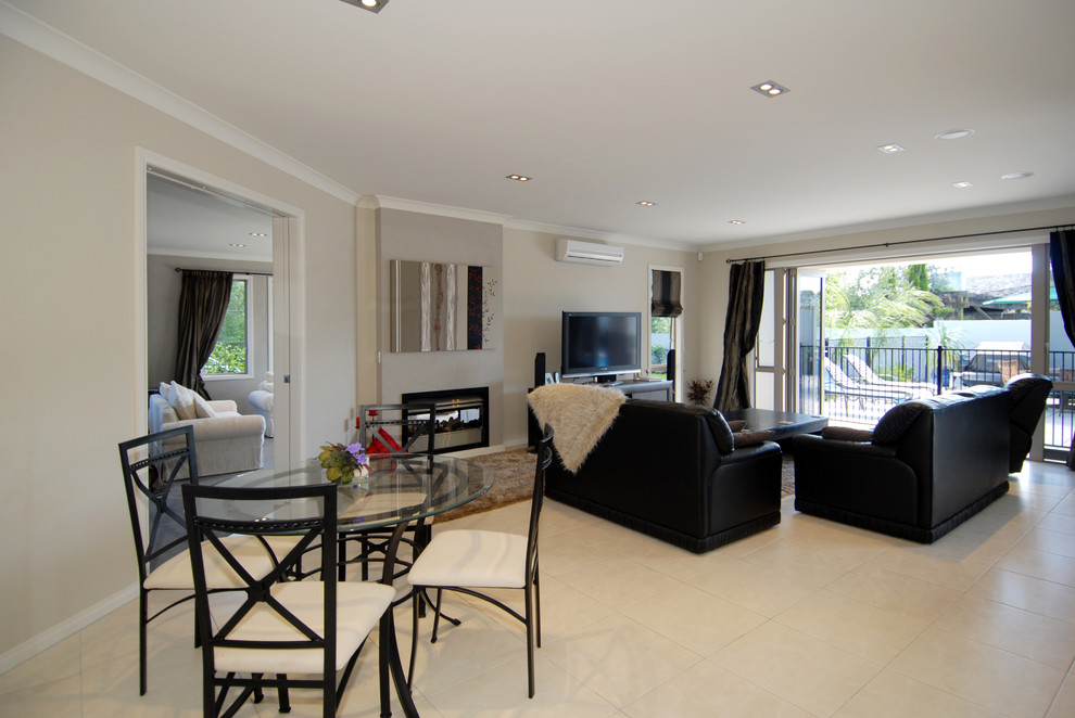 Example of a living room design in Auckland
