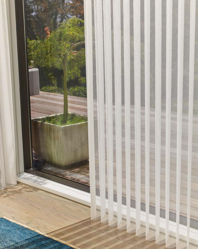 Privacy Sheers Transitional Living Room Other by